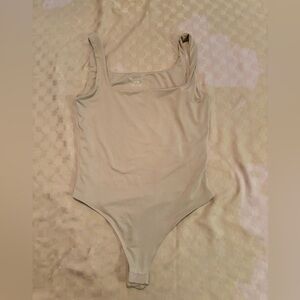 4/$20. Beige Bodysuit. SWS Contour. Size Medium.